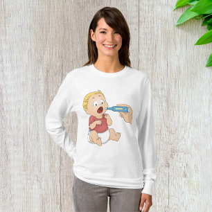 Baby Temperature Check Paediatrics Health  T-Shirt