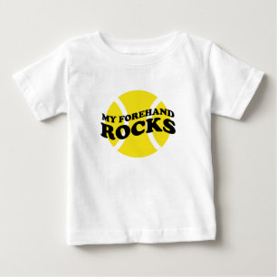 Baby tennis outfit with cute slogan saying T-Shirt