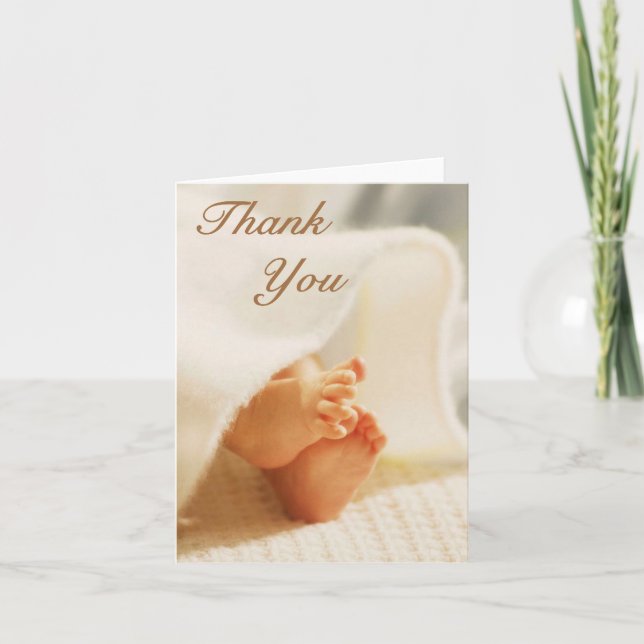 Baby Thank You card (Front)