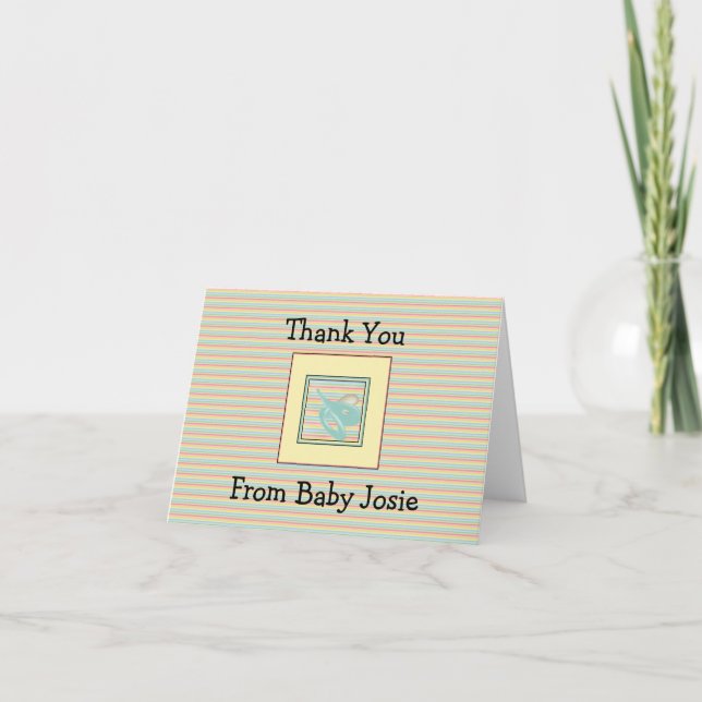 Baby Thank You Notes Template (Front)
