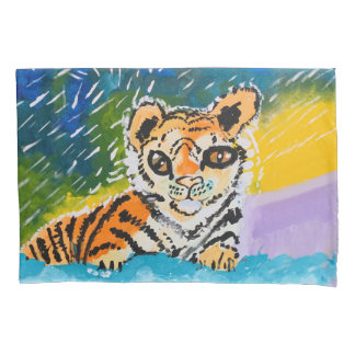 Baby Tiger "Art by Kids" Pillowcase