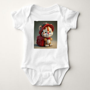 Baby Tiger Cartoon-76775 Bodysuit