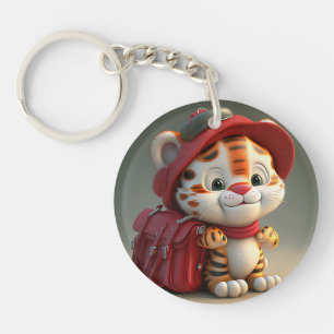 Baby Tiger Cartoon-76775 Key Ring