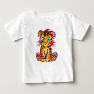 Baby Tiger Doodle: Wild Sweetness and Eye Baby T-Shirt