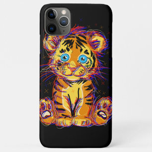 Baby Tiger Doodle: Wild Sweetness and Eye Case-Mate iPhone Case