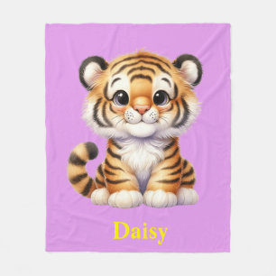 Baby Tiger Fleece Blanket