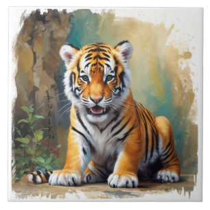 Baby Tiger  Tile