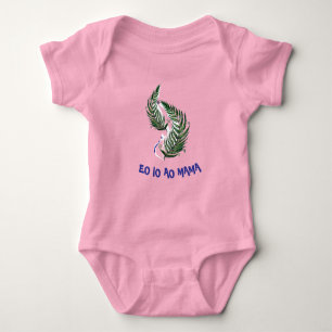 Baby Toddler Bodysuit New Zealand Aotearoa Fern 