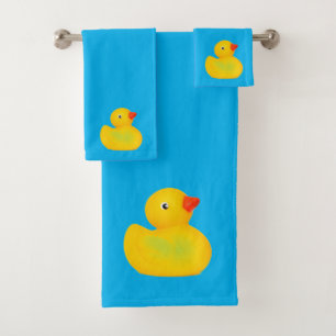 Baby & Toddler Rubber Ducky Bath Towel Set