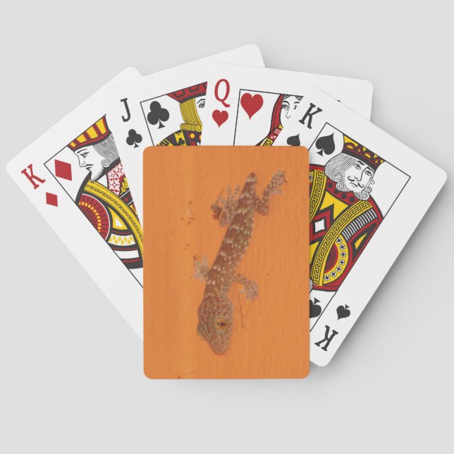 Baby Tokay Gecko Playing Cards (Back)