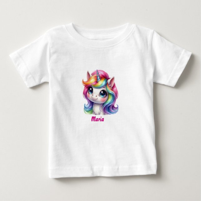 Baby Tops & T-Shirts cute unicorn  (Front)