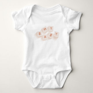Baby Toys Letters Orange Bodysuit