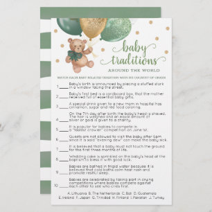 Baby Traditions Around The World Game Teddy Bear