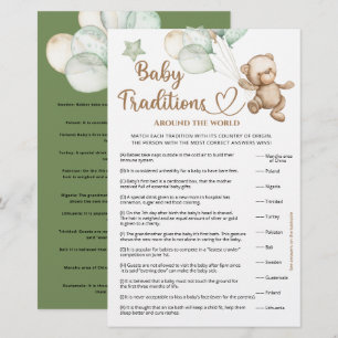 Baby Traditions Teddy Bear Baby Shower