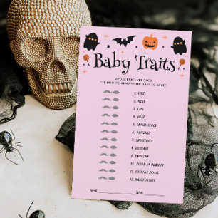  Baby Traits Halloween Witchy Baby Shower Game