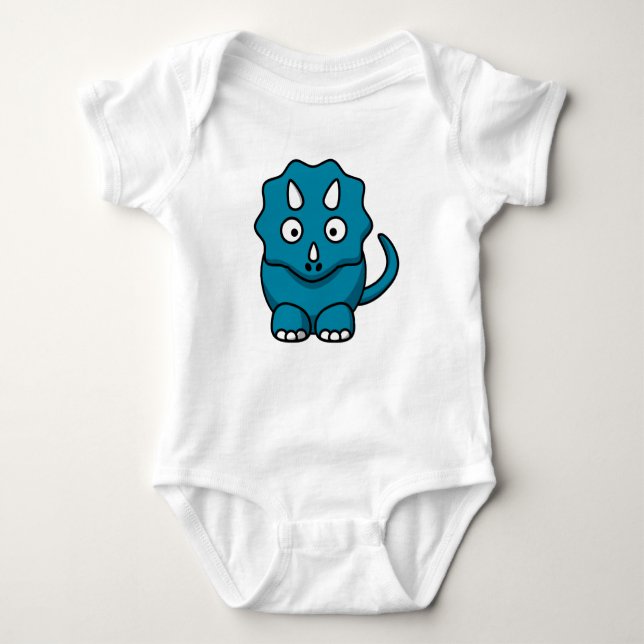 Baby Triceratops Bodysuit (Front)