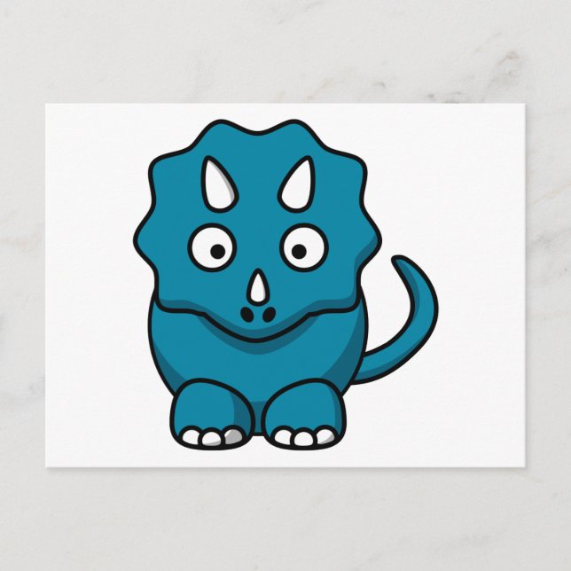 Baby Triceratops Postcard (Front)