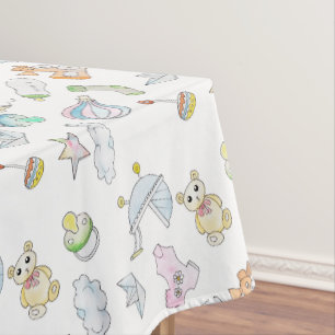 Baby Trinkets Tablecloth