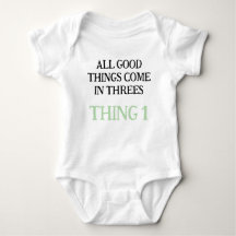 Baby Triplets, Funny Triplets Gift Idea, Neutral 
