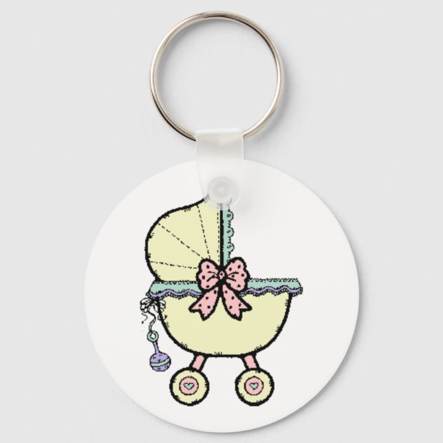 Baby Trolly/ Carriage Key Ring (Front)