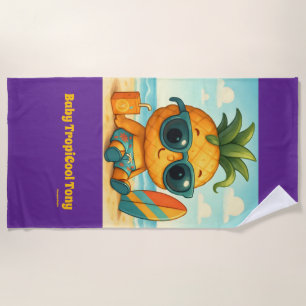 Baby TropiCool Tony - Pineapple Empire Beach Towe Towel