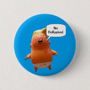 Baby Trump Speaks 6 Cm Round Badge