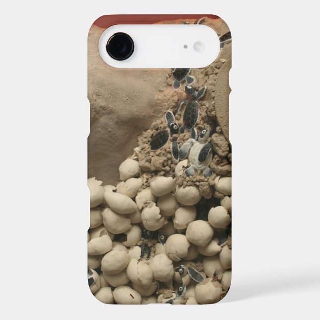 Baby Turtle Eggs Hatching Case-Mate iPhone Case (Back)