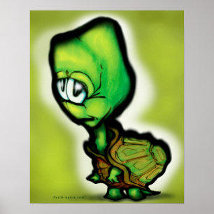 Baby Turtle Poster