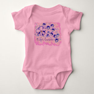 Baby Tutu violet garden Bodysuit
