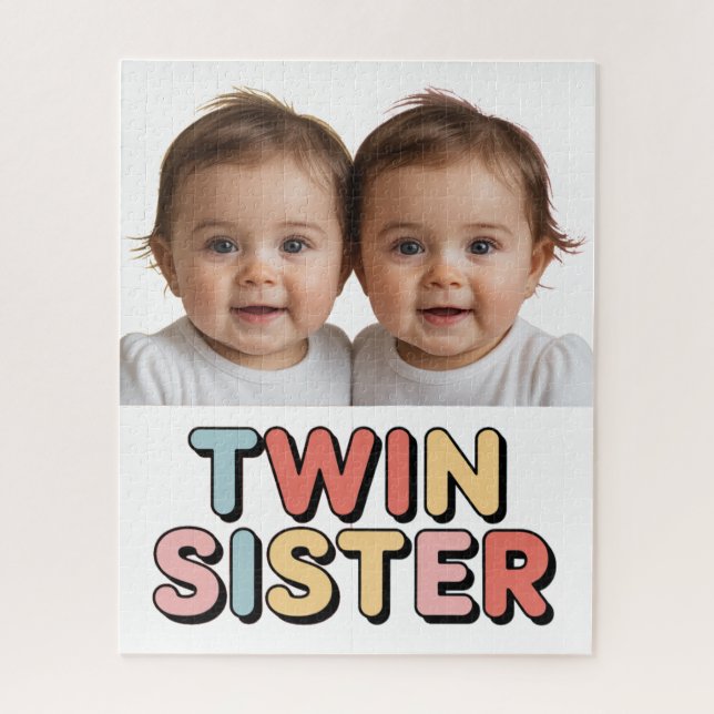 Baby Twin sisters Jigsaw Puzzle (Vertical)