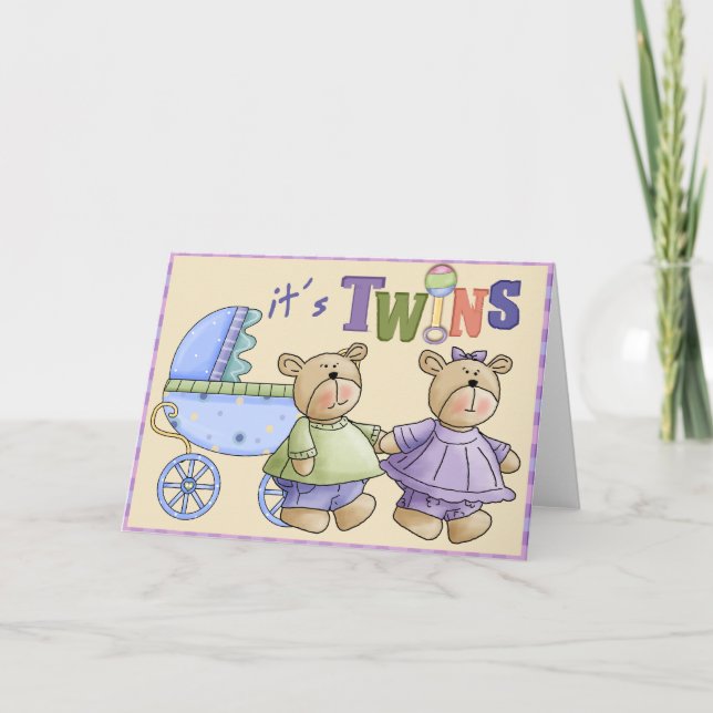 Baby Twins Card (Front)