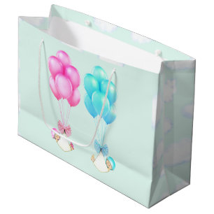 Baby Twins Girl Boy Large Gift Bag