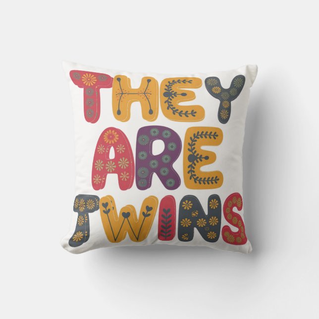 Baby twins shower cushion (Front)
