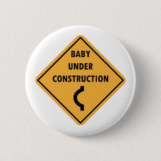Baby Under Construction Button