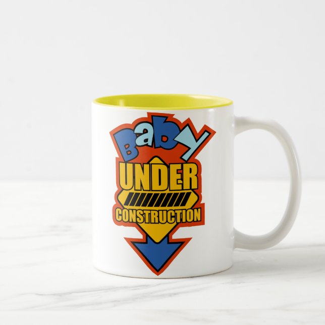 Baby Under Construction Mug (Right)