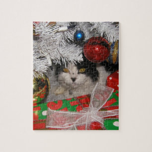 Baby under the Christmas tree Jigsaw Puzzle