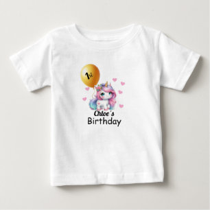 Baby Unicorn Birthday Shirt, T-Shirt