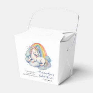 Baby Unicorn Boy Baby Shower Favour Box