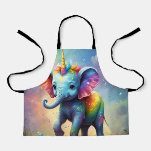 Baby Unicorn Elephant, Apron