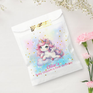 Baby Unicorn Favor Bags