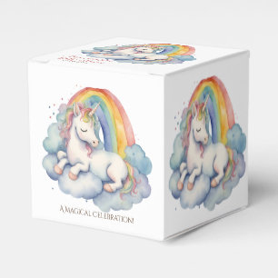 Baby Unicorn Girl Baby Shower Favour Box