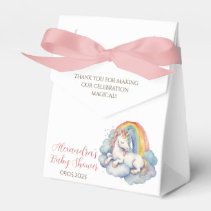 Baby Unicorn Girls Baby Shower Favour Box