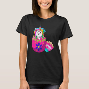 Baby Unicorn Hatching From Easter Egg Easter Day T-Shirt