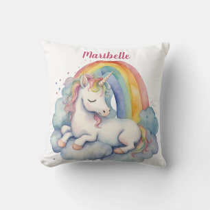Baby Unicorn Personalised Cushion
