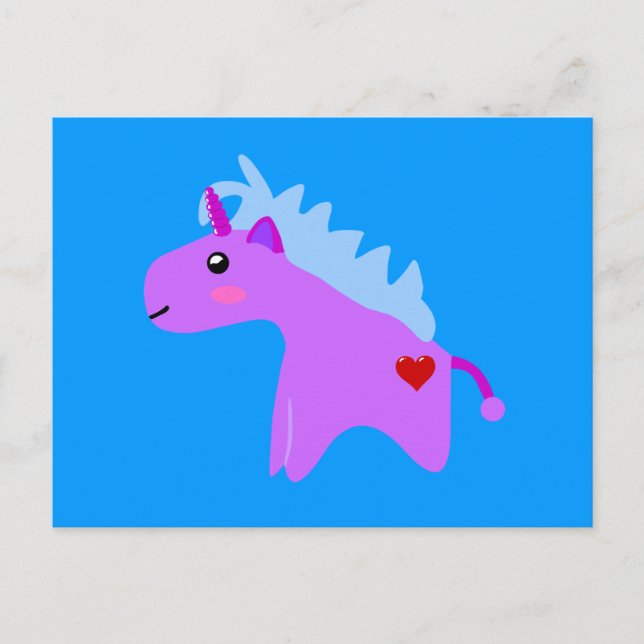 Baby Unicorn Postcard (Front)