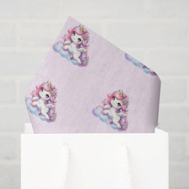 Baby Unicorn Tissue Paper (Gift Bag)