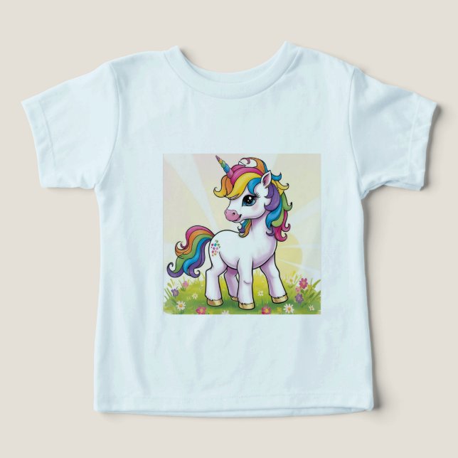 Baby Unicorn Toddler shirt (Design Front)