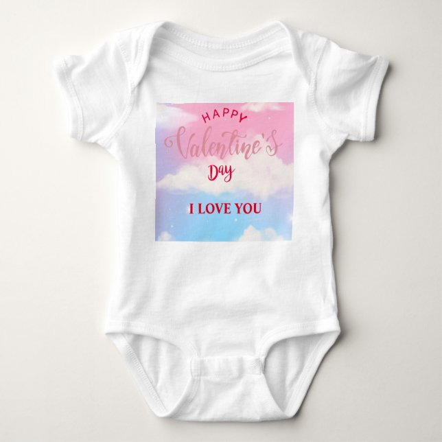 Baby Valentine's Day s  Baby Bodysuit (Front)