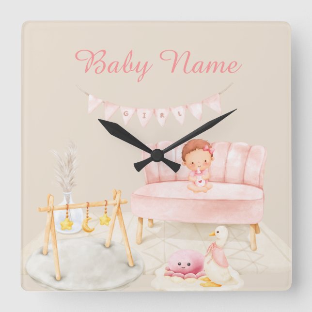 Baby Wall Clock (Front)