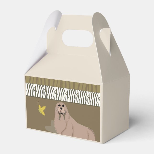 Baby Walrus Favour Box (Front Side)